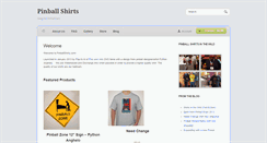 Desktop Screenshot of pinballshirts.com